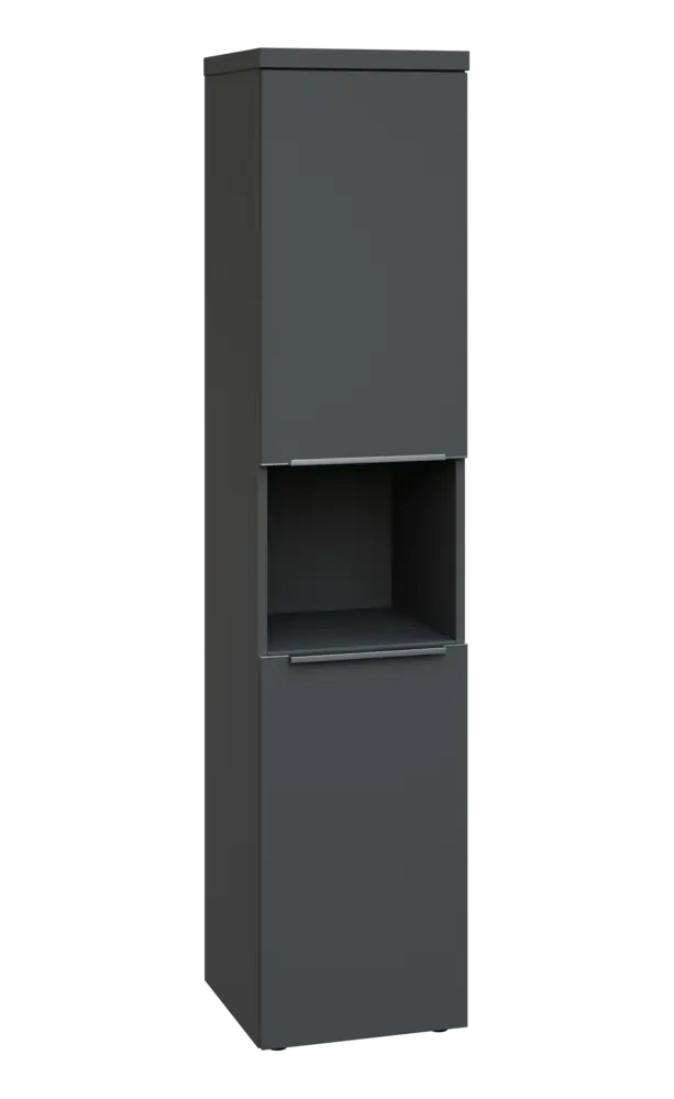 SIN 5 - 42DN kancelářská skříň, 2-dveřová/nika, pravá, 1820x400x400, antracit